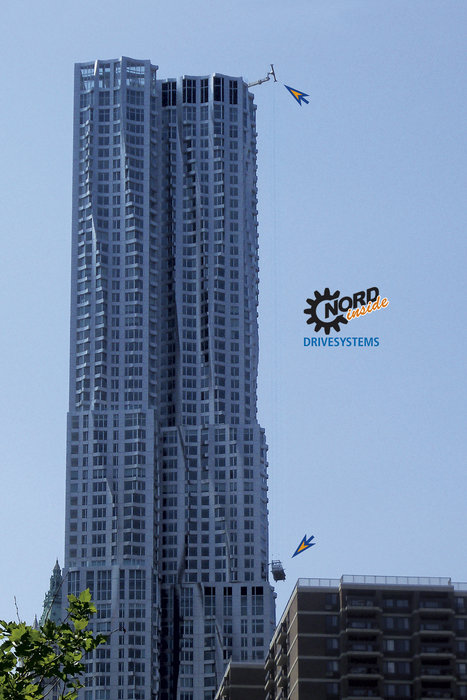 NORD suministra los motorreductores para la limpieza de la emblemática Beekman Tower de Nueva York